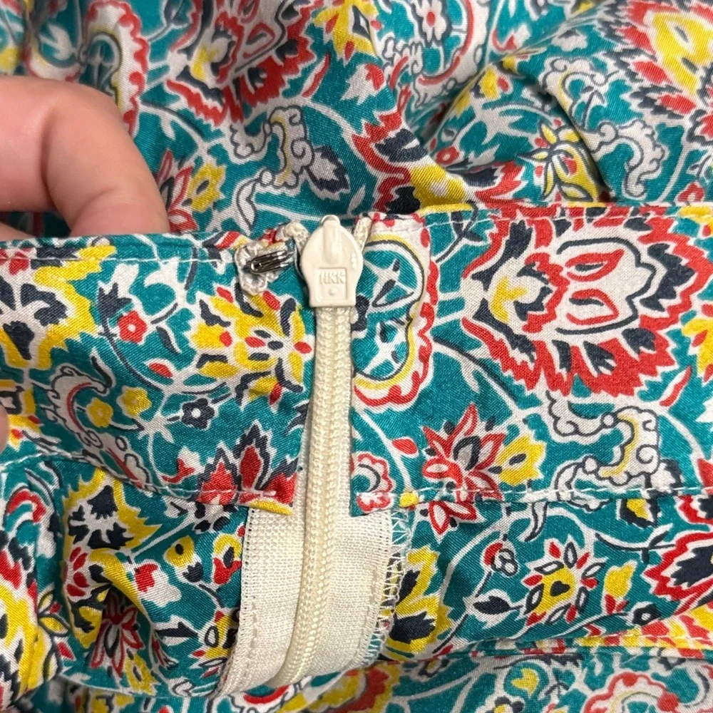 💙💖Lauren Moffatt‎ Anthropologie Floral Silk Shorts Bohemian Maximalist Resort